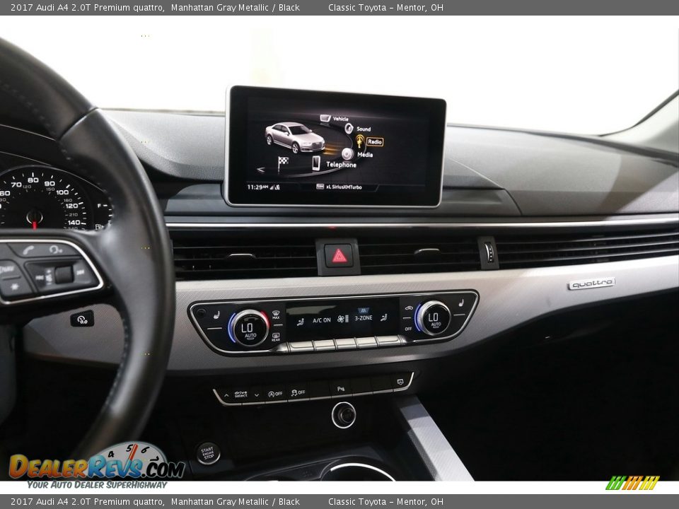 2017 Audi A4 2.0T Premium quattro Manhattan Gray Metallic / Black Photo #9