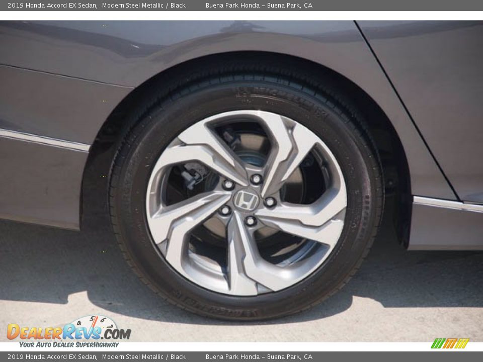 2019 Honda Accord EX Sedan Modern Steel Metallic / Black Photo #35