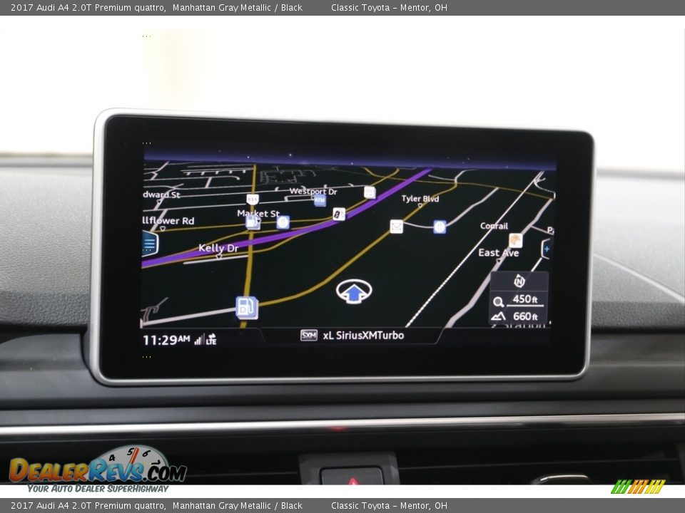 2017 Audi A4 2.0T Premium quattro Manhattan Gray Metallic / Black Photo #10