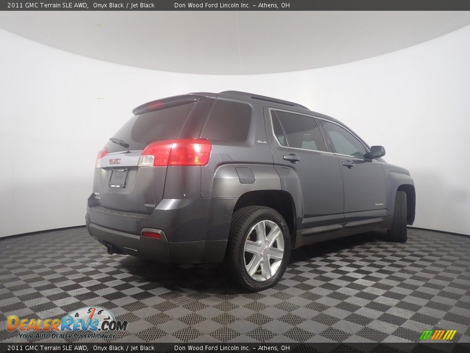 2011 GMC Terrain SLE AWD Onyx Black / Jet Black Photo #15