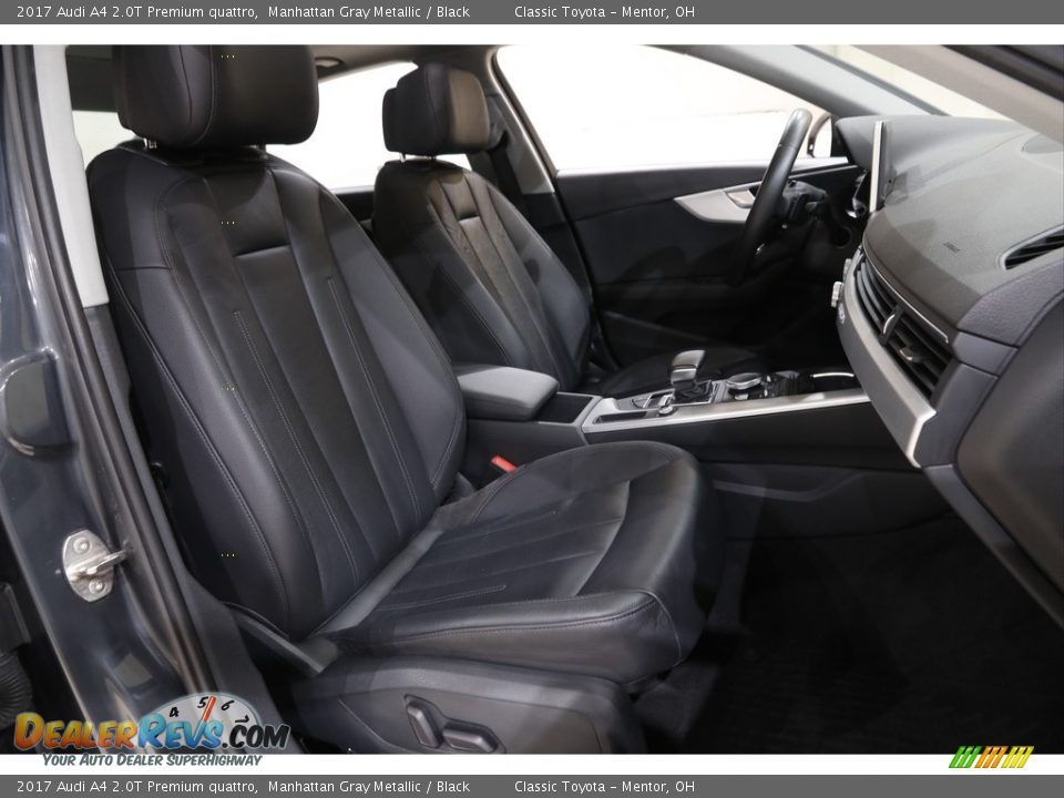 2017 Audi A4 2.0T Premium quattro Manhattan Gray Metallic / Black Photo #16