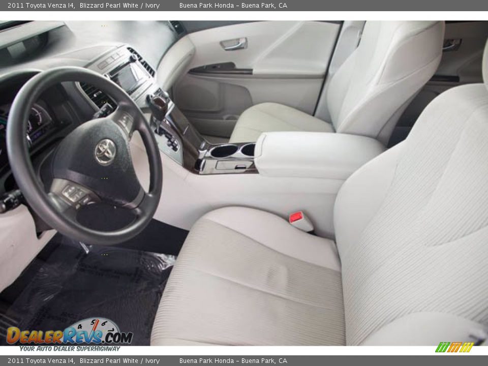 2011 Toyota Venza I4 Blizzard Pearl White / Ivory Photo #3