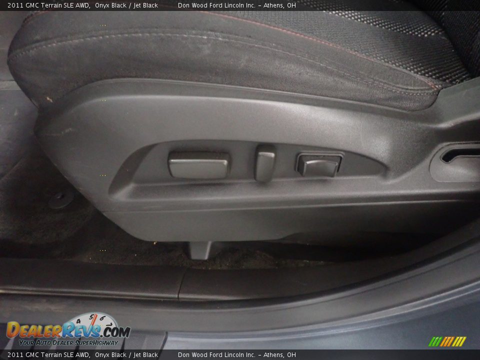 2011 GMC Terrain SLE AWD Onyx Black / Jet Black Photo #22