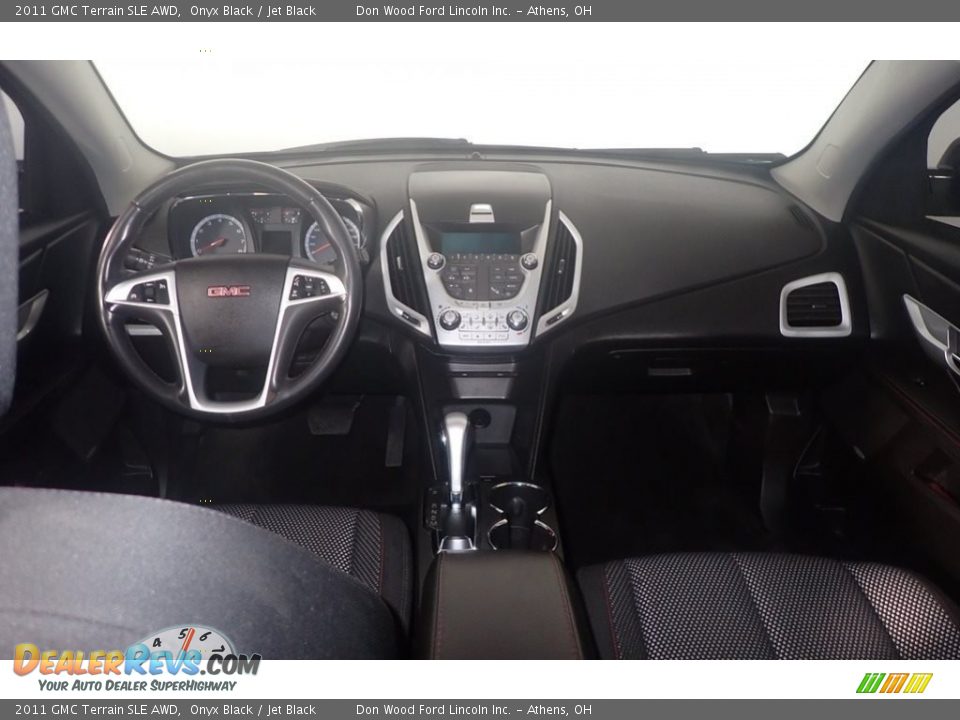 2011 GMC Terrain SLE AWD Onyx Black / Jet Black Photo #23
