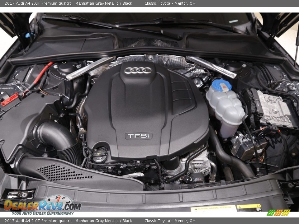 2017 Audi A4 2.0T Premium quattro Manhattan Gray Metallic / Black Photo #20