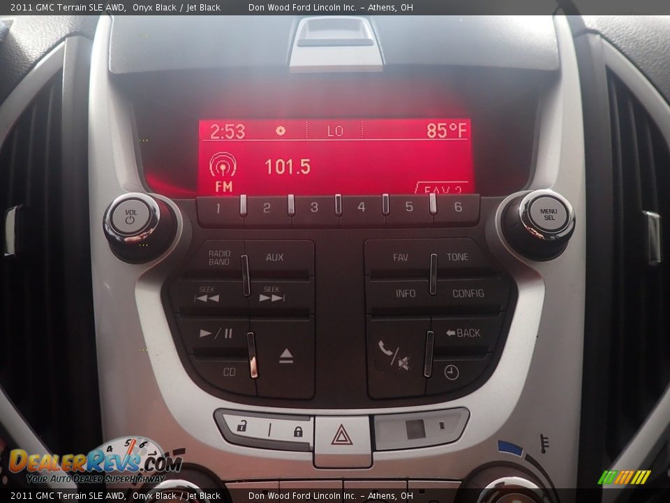 2011 GMC Terrain SLE AWD Onyx Black / Jet Black Photo #25
