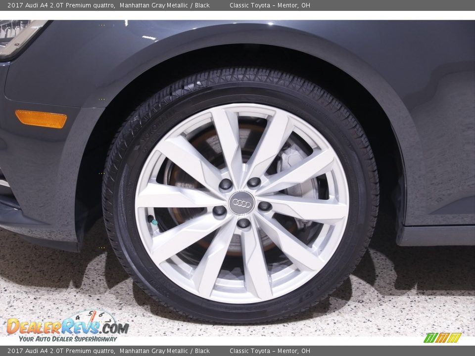 2017 Audi A4 2.0T Premium quattro Manhattan Gray Metallic / Black Photo #21