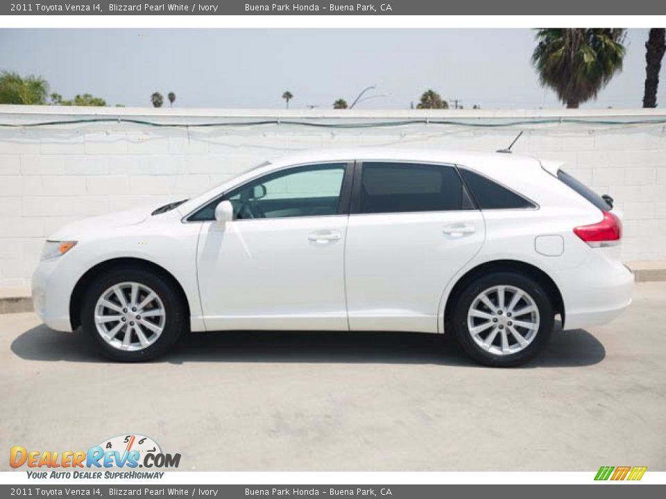 2011 Toyota Venza I4 Blizzard Pearl White / Ivory Photo #8