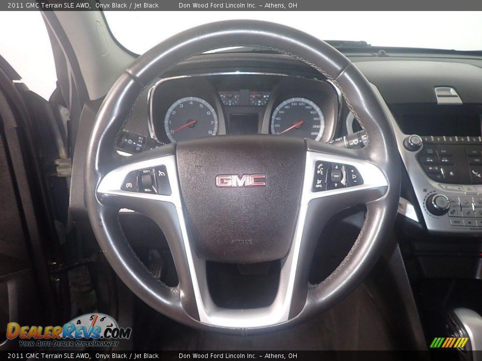 2011 GMC Terrain SLE AWD Onyx Black / Jet Black Photo #26