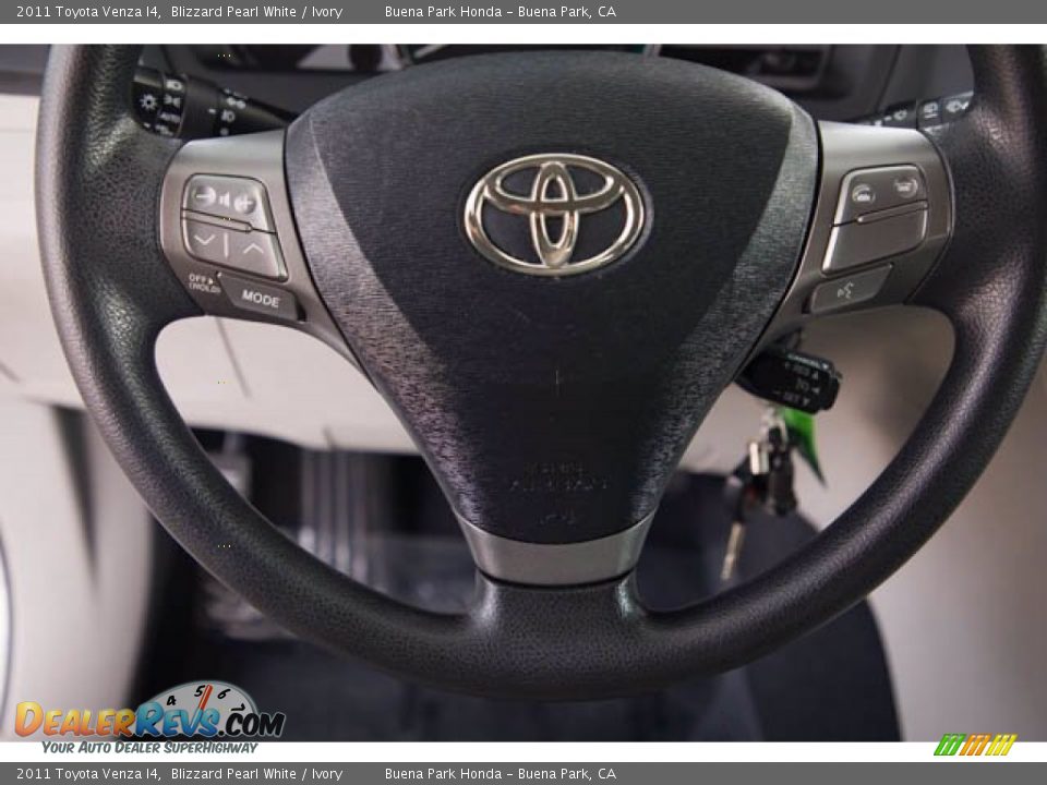 2011 Toyota Venza I4 Blizzard Pearl White / Ivory Photo #13