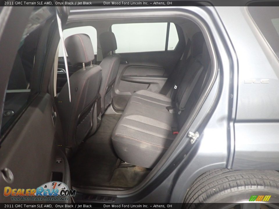 2011 GMC Terrain SLE AWD Onyx Black / Jet Black Photo #33