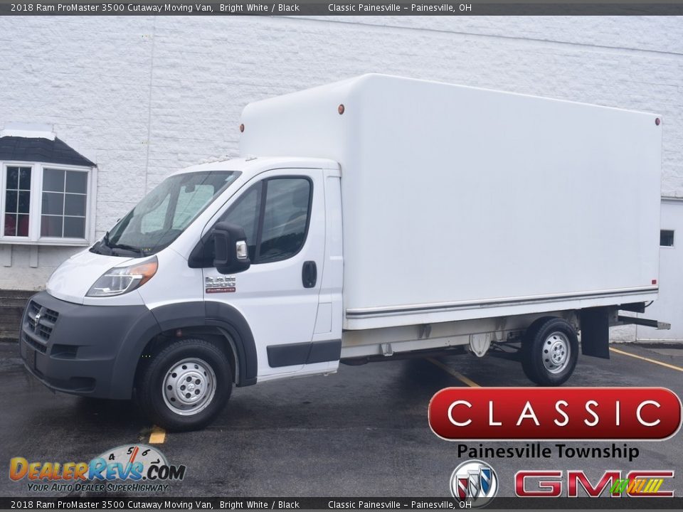 2018 Ram ProMaster 3500 Cutaway Moving Van Bright White / Black Photo #1