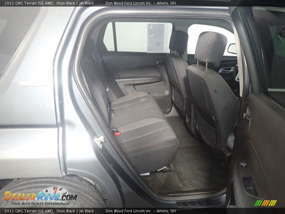 2011 GMC Terrain SLE AWD Onyx Black / Jet Black Photo #35