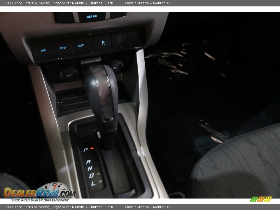 2011 Ford Focus SE Sedan Ingot Silver Metallic / Charcoal Black Photo #10