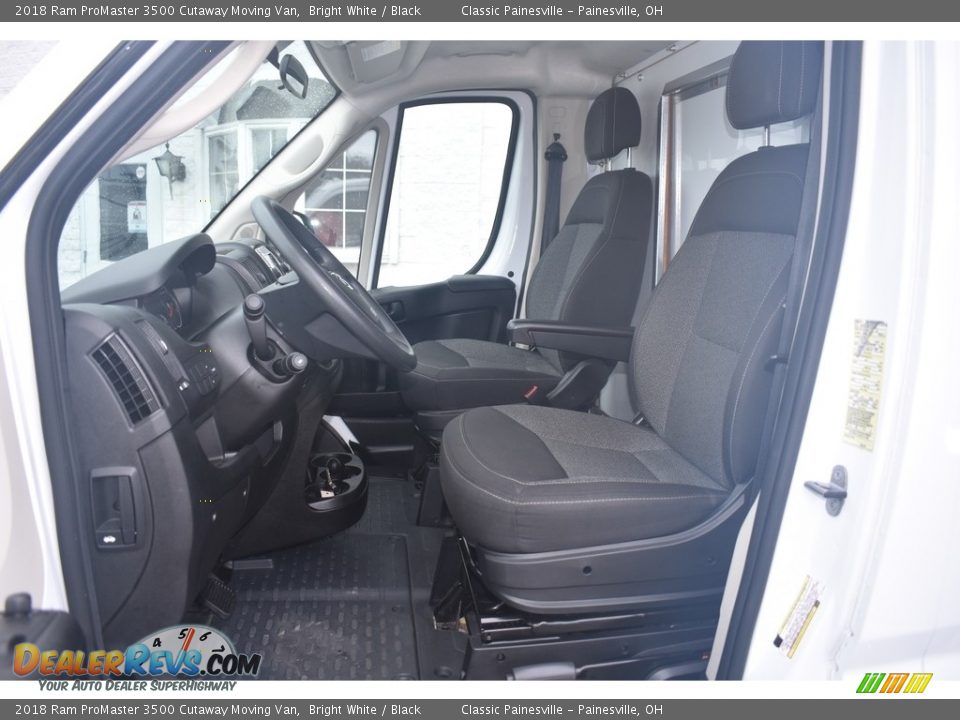 2018 Ram ProMaster 3500 Cutaway Moving Van Bright White / Black Photo #7