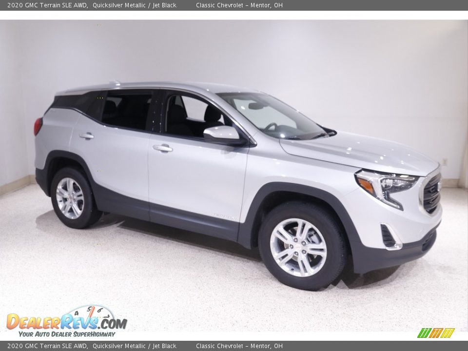 2020 GMC Terrain SLE AWD Quicksilver Metallic / Jet Black Photo #1