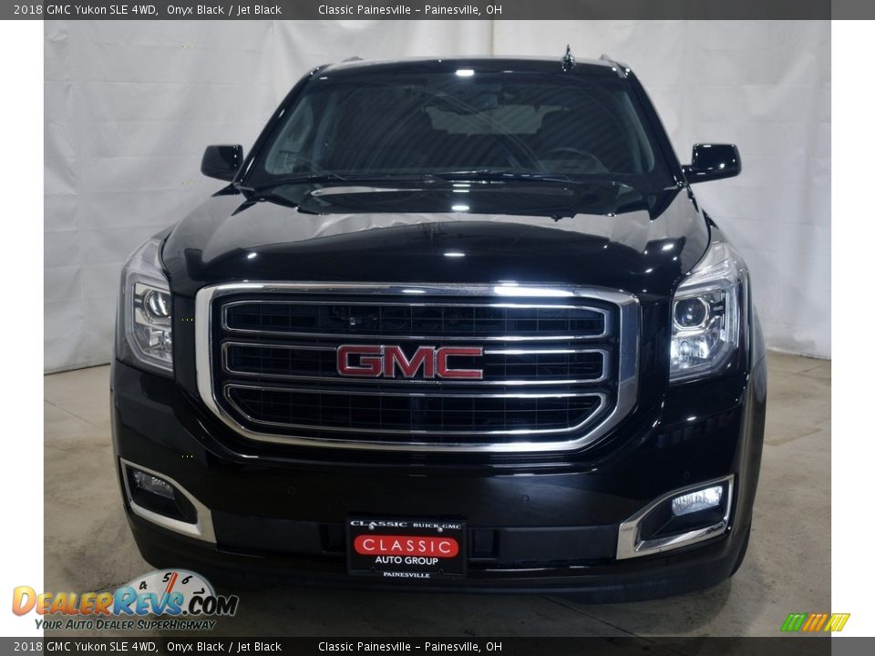 2018 GMC Yukon SLE 4WD Onyx Black / Jet Black Photo #4