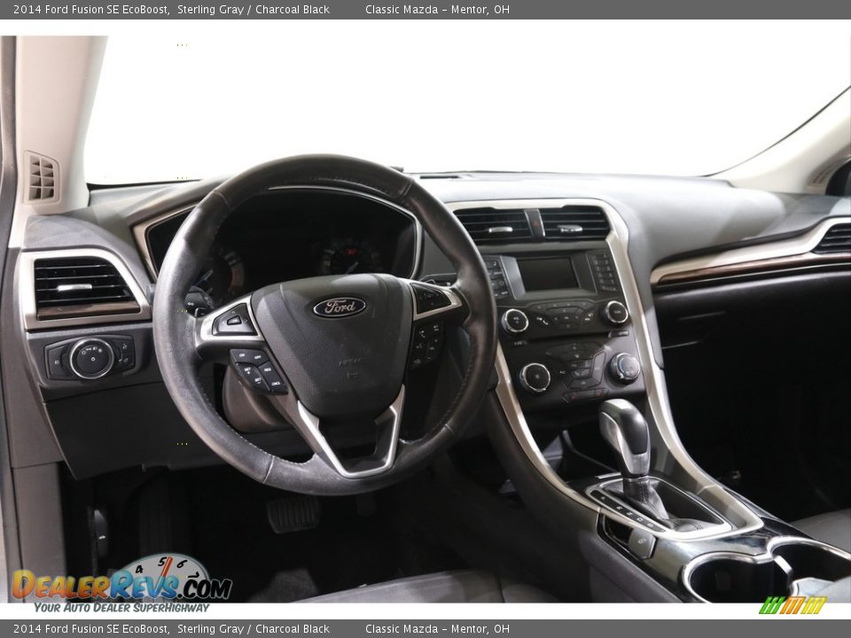 2014 Ford Fusion SE EcoBoost Sterling Gray / Charcoal Black Photo #6