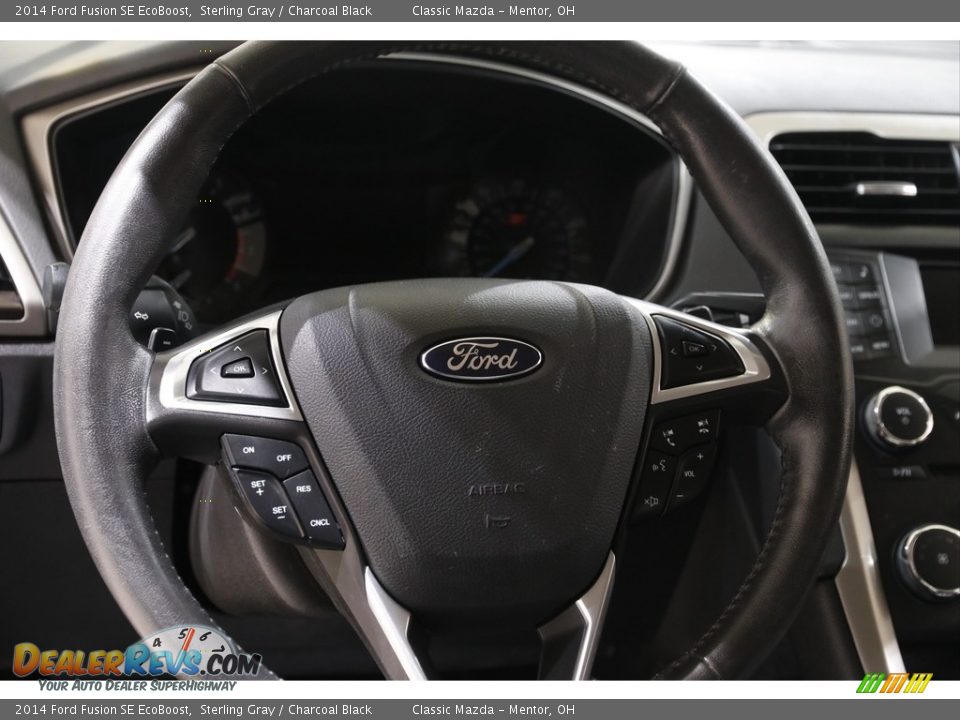 2014 Ford Fusion SE EcoBoost Sterling Gray / Charcoal Black Photo #7