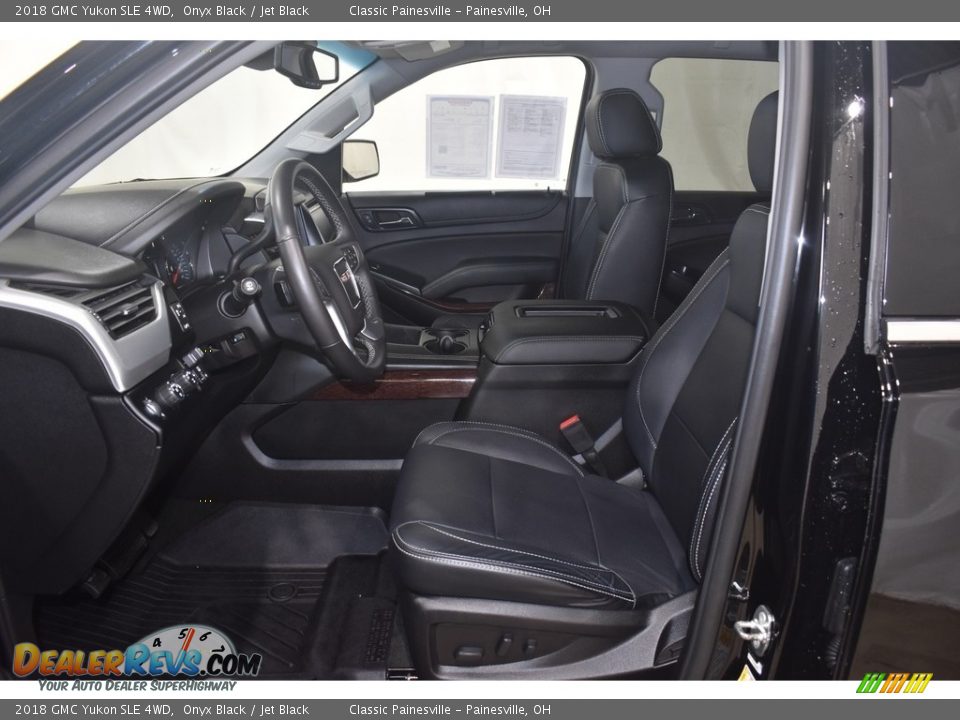 2018 GMC Yukon SLE 4WD Onyx Black / Jet Black Photo #7