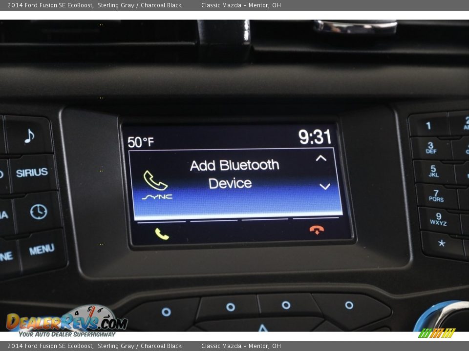2014 Ford Fusion SE EcoBoost Sterling Gray / Charcoal Black Photo #11