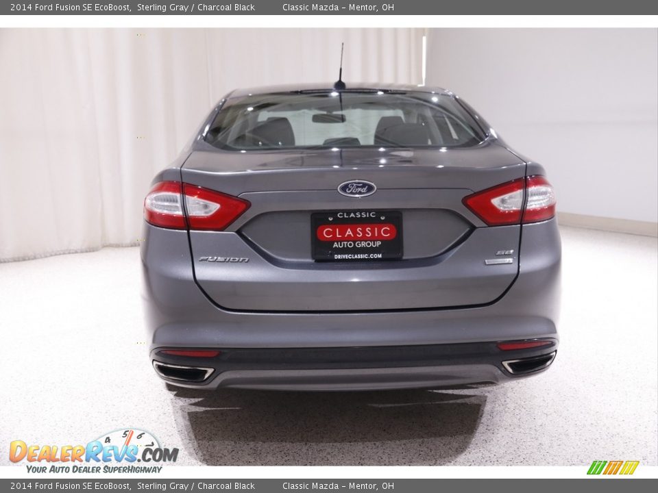 2014 Ford Fusion SE EcoBoost Sterling Gray / Charcoal Black Photo #16