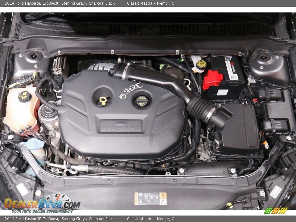 2014 Ford Fusion SE EcoBoost Sterling Gray / Charcoal Black Photo #17