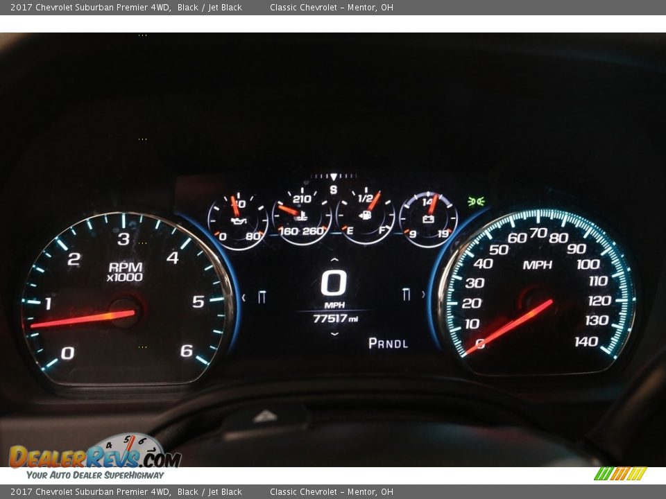 2017 Chevrolet Suburban Premier 4WD Black / Jet Black Photo #9