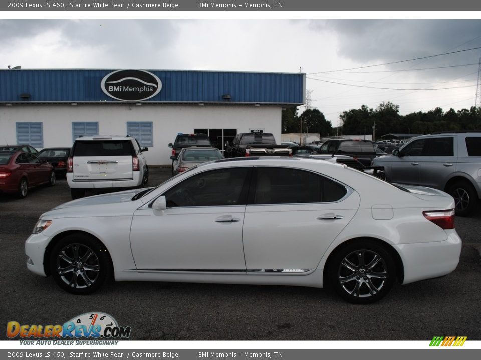 2009 Lexus LS 460 Starfire White Pearl / Cashmere Beige Photo #2