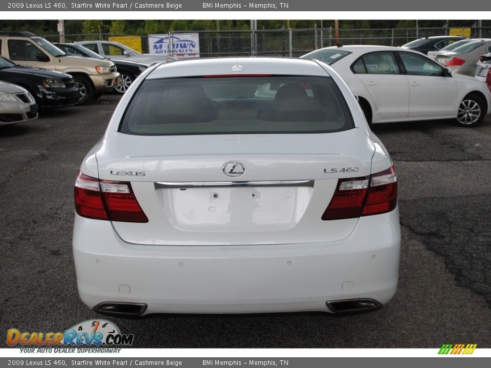 2009 Lexus LS 460 Starfire White Pearl / Cashmere Beige Photo #4