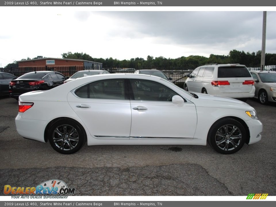 2009 Lexus LS 460 Starfire White Pearl / Cashmere Beige Photo #6