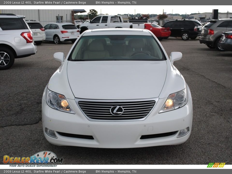 2009 Lexus LS 460 Starfire White Pearl / Cashmere Beige Photo #8