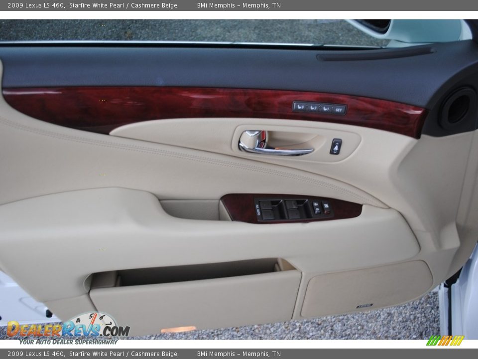 2009 Lexus LS 460 Starfire White Pearl / Cashmere Beige Photo #10