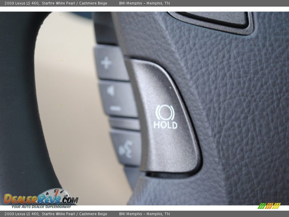 2009 Lexus LS 460 Starfire White Pearl / Cashmere Beige Photo #15