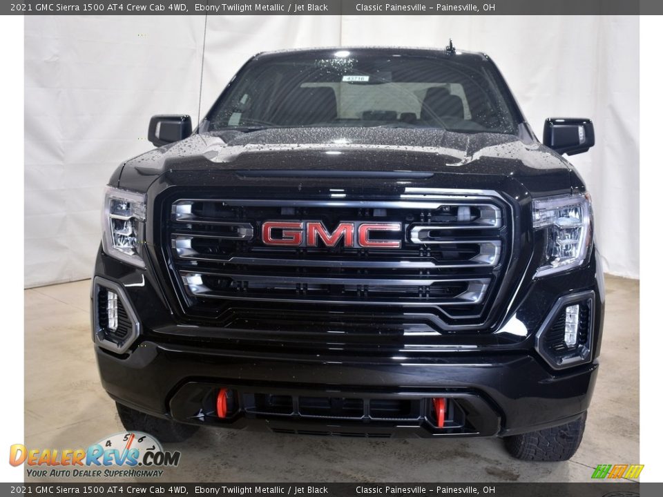 2021 GMC Sierra 1500 AT4 Crew Cab 4WD Ebony Twilight Metallic / Jet Black Photo #4