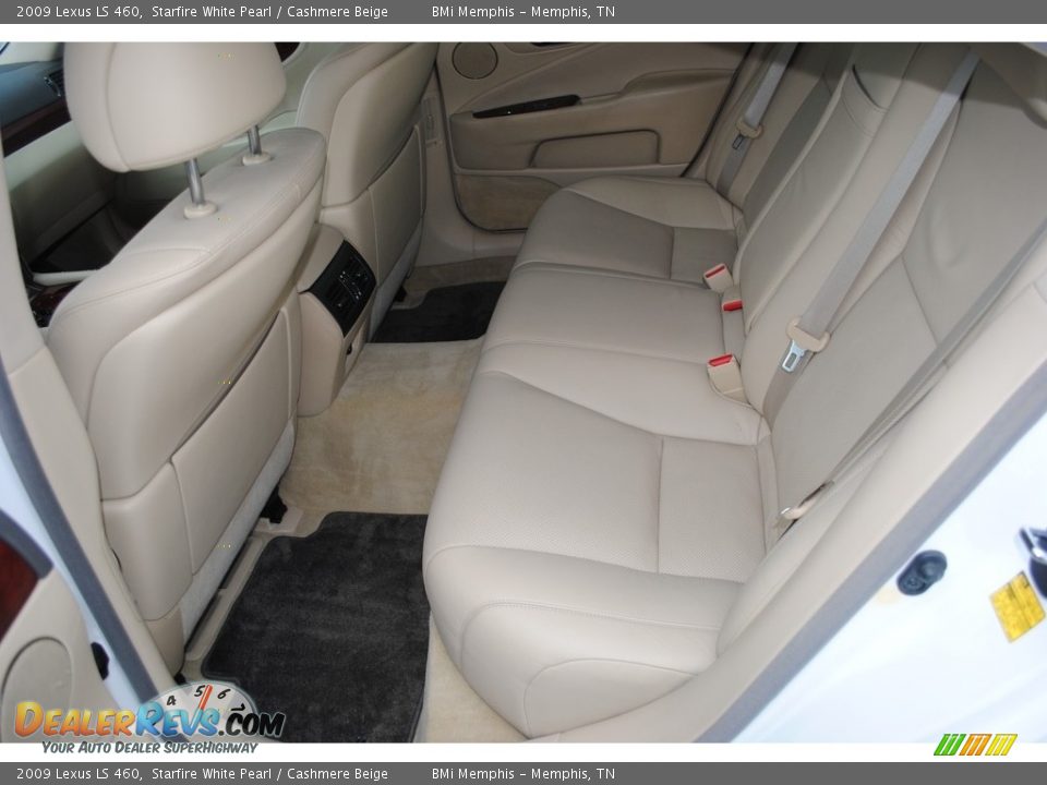 2009 Lexus LS 460 Starfire White Pearl / Cashmere Beige Photo #26