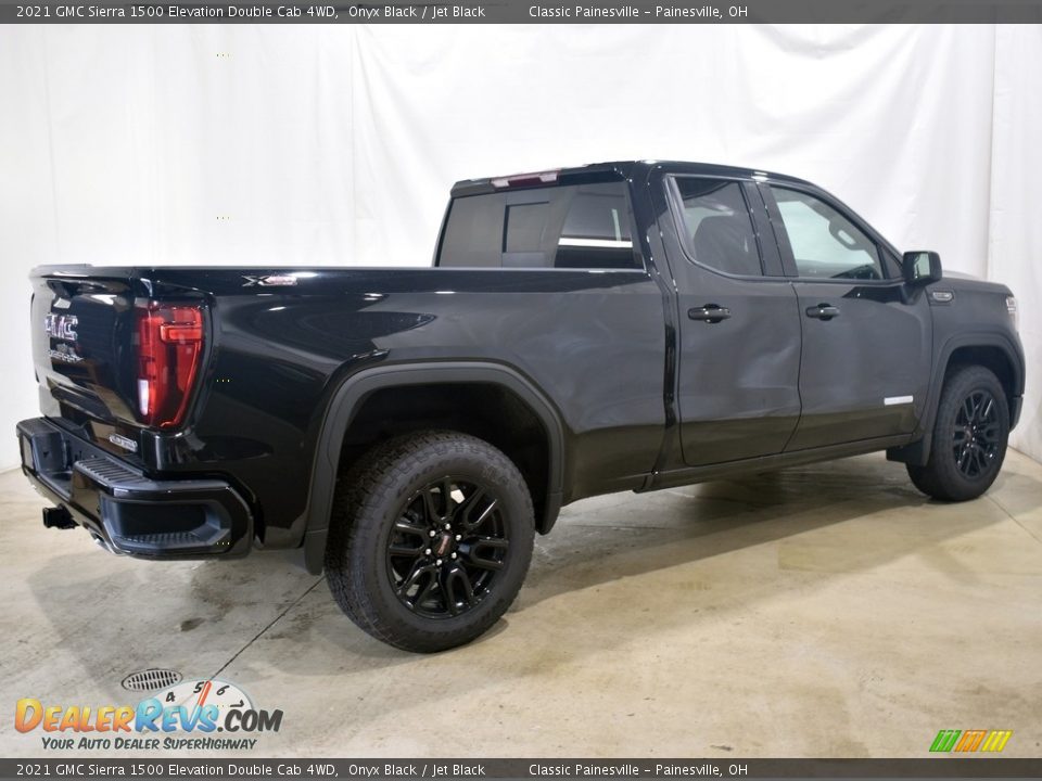 2021 GMC Sierra 1500 Elevation Double Cab 4WD Onyx Black / Jet Black Photo #2