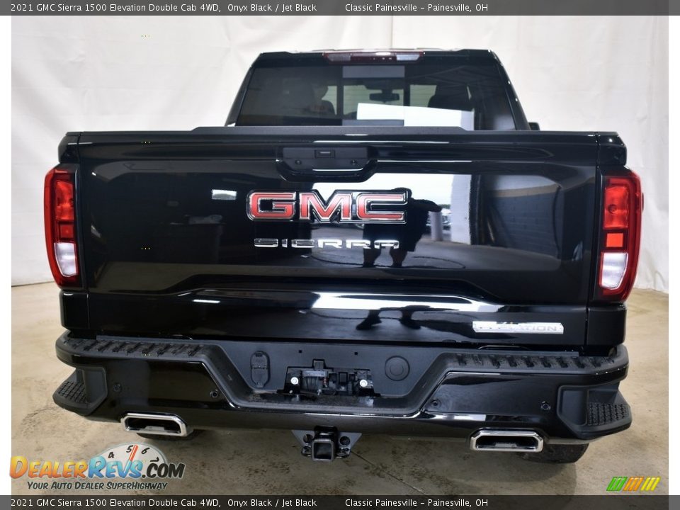 2021 GMC Sierra 1500 Elevation Double Cab 4WD Onyx Black / Jet Black Photo #3
