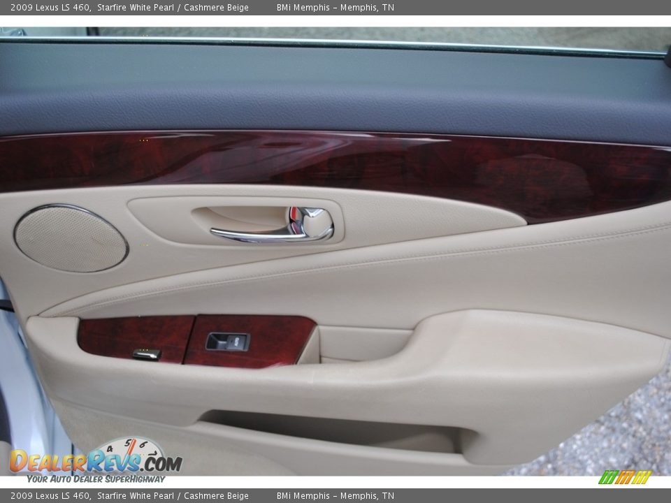 2009 Lexus LS 460 Starfire White Pearl / Cashmere Beige Photo #31