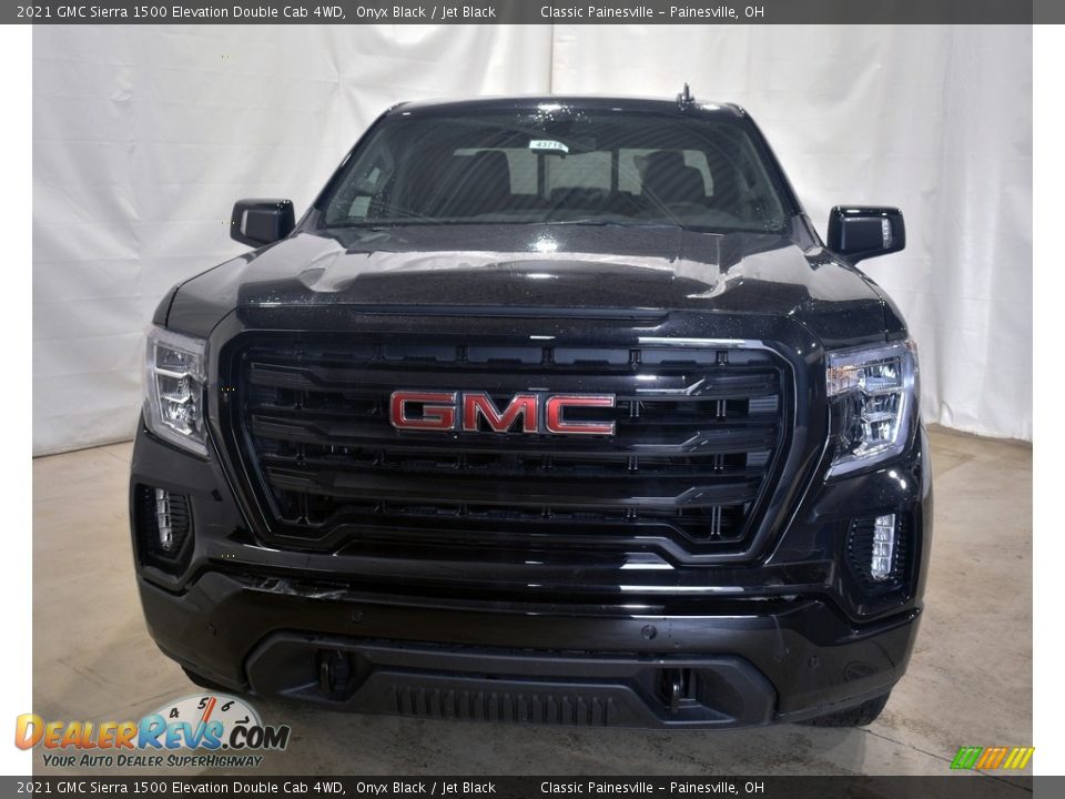 2021 GMC Sierra 1500 Elevation Double Cab 4WD Onyx Black / Jet Black Photo #4