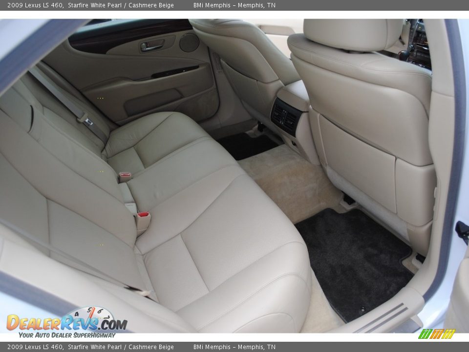 2009 Lexus LS 460 Starfire White Pearl / Cashmere Beige Photo #32