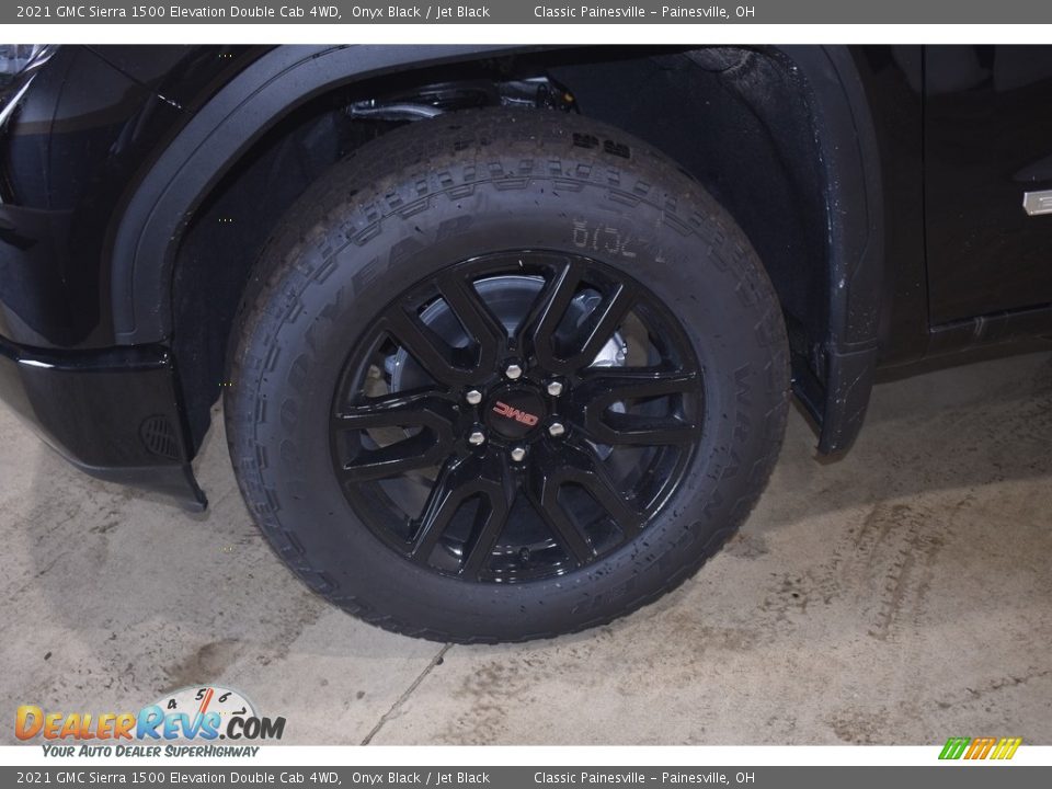 2021 GMC Sierra 1500 Elevation Double Cab 4WD Onyx Black / Jet Black Photo #5