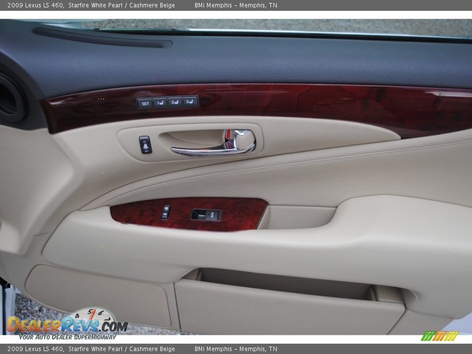 2009 Lexus LS 460 Starfire White Pearl / Cashmere Beige Photo #33
