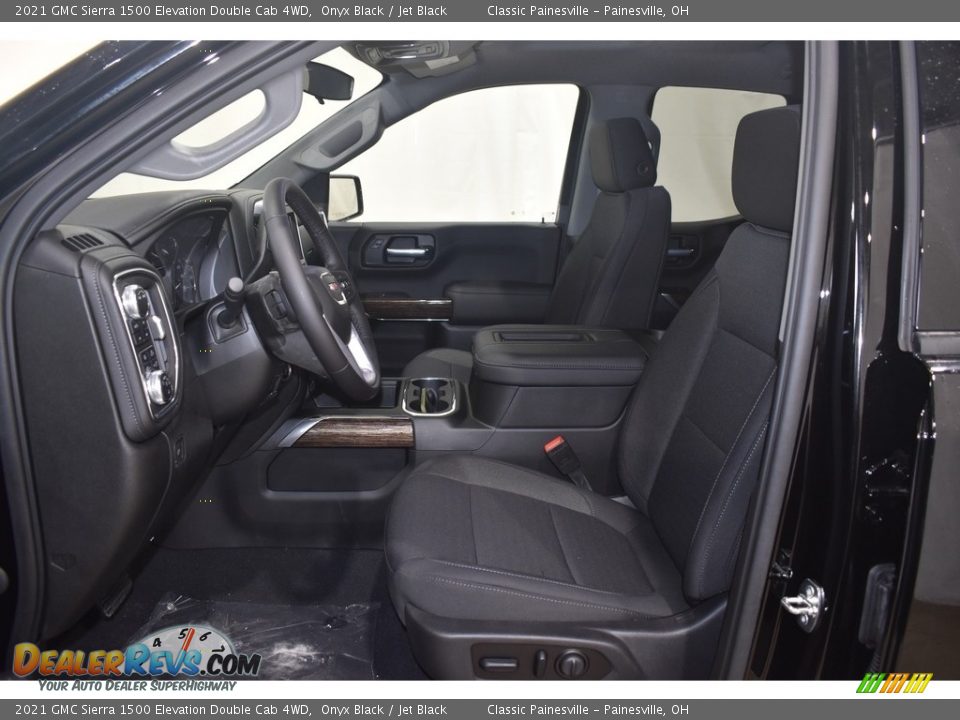 2021 GMC Sierra 1500 Elevation Double Cab 4WD Onyx Black / Jet Black Photo #6