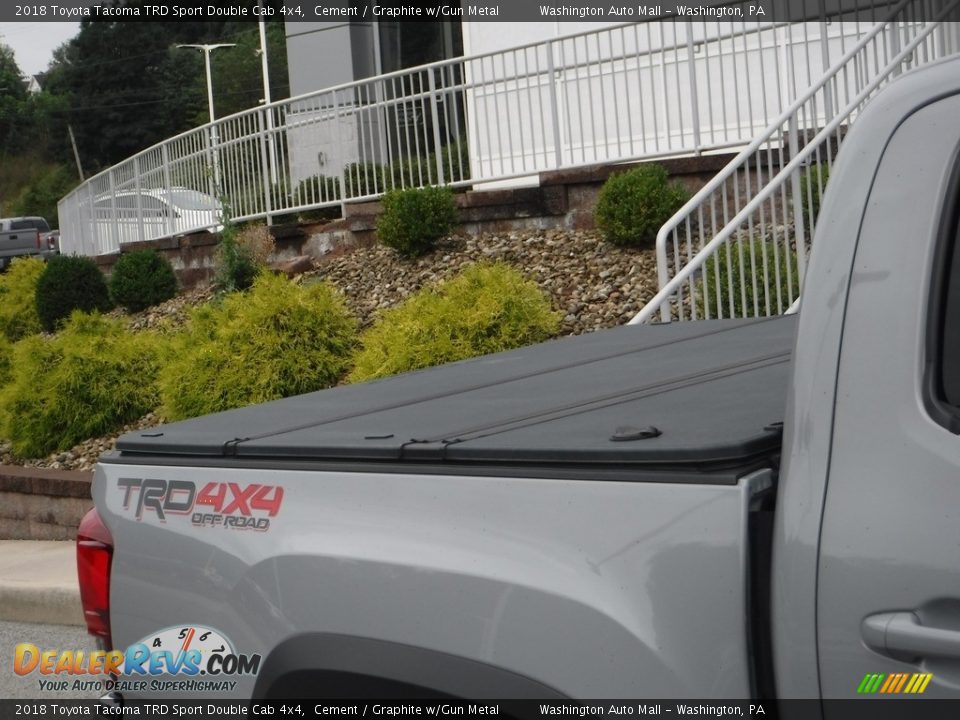 2018 Toyota Tacoma TRD Sport Double Cab 4x4 Cement / Graphite w/Gun Metal Photo #10