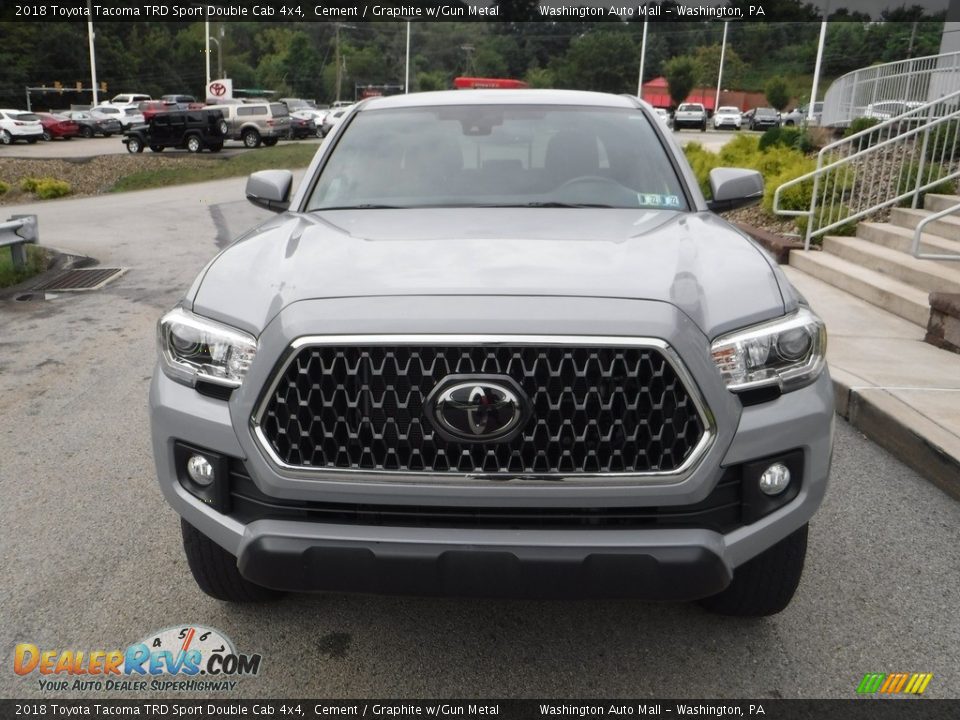 2018 Toyota Tacoma TRD Sport Double Cab 4x4 Cement / Graphite w/Gun Metal Photo #12