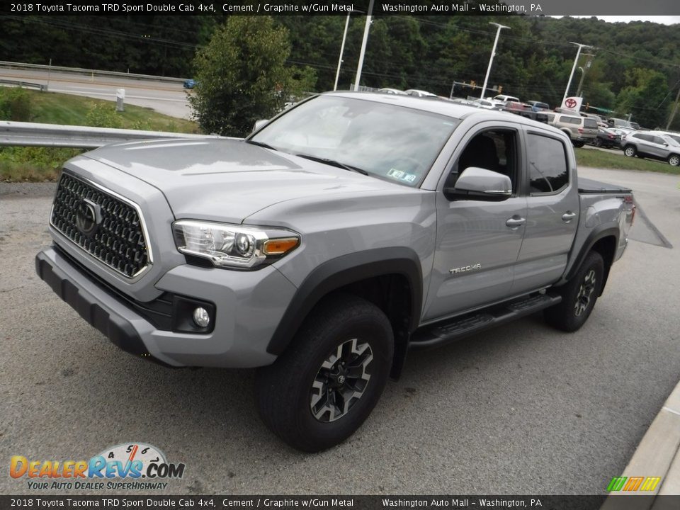 2018 Toyota Tacoma TRD Sport Double Cab 4x4 Cement / Graphite w/Gun Metal Photo #13