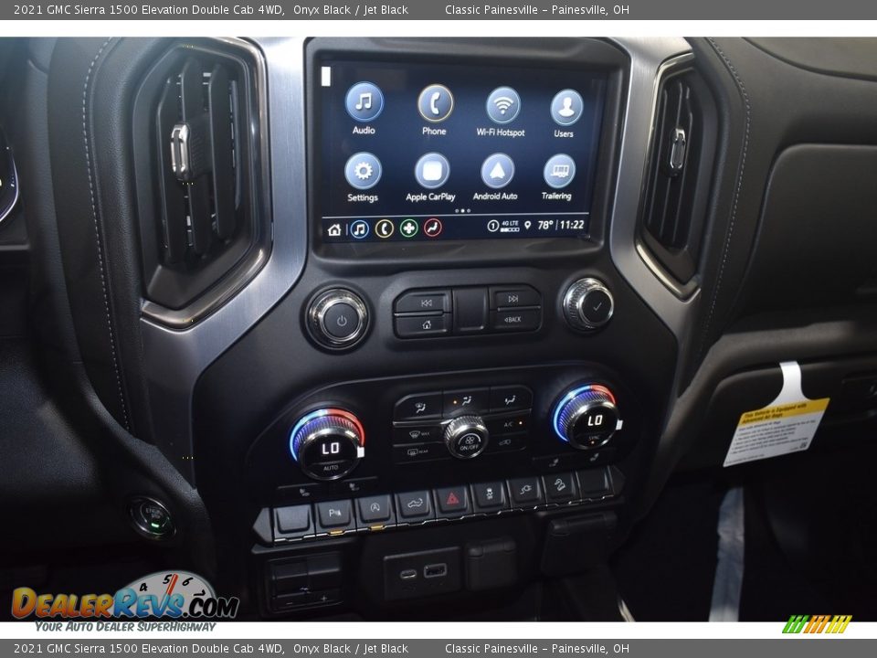 2021 GMC Sierra 1500 Elevation Double Cab 4WD Onyx Black / Jet Black Photo #12