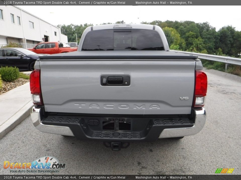 2018 Toyota Tacoma TRD Sport Double Cab 4x4 Cement / Graphite w/Gun Metal Photo #16