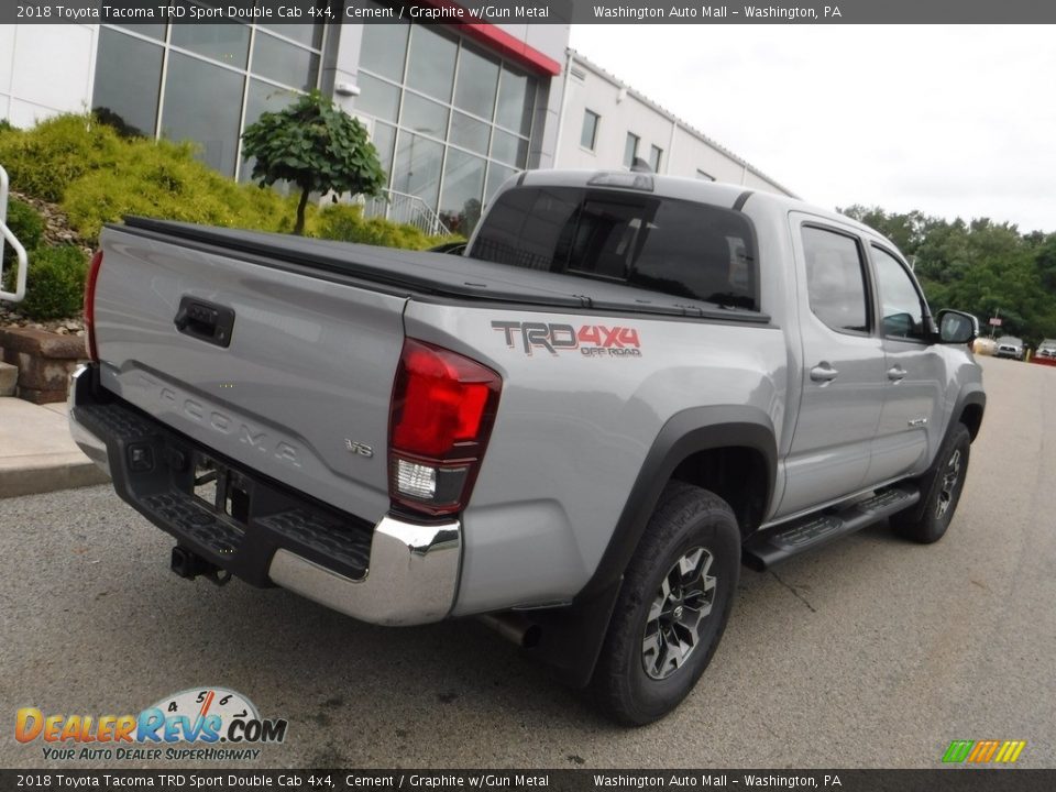 2018 Toyota Tacoma TRD Sport Double Cab 4x4 Cement / Graphite w/Gun Metal Photo #17